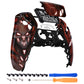 eXtremeRate Retail Scarlet Demon Touchpad Front Housing Shell Compatible with ps5 Controller BDM-010 BDM-020 BDM-030, DIY Replacement Shell Custom Touch Pad Cover Compatible with ps5 Controller - ZPFT1060G3