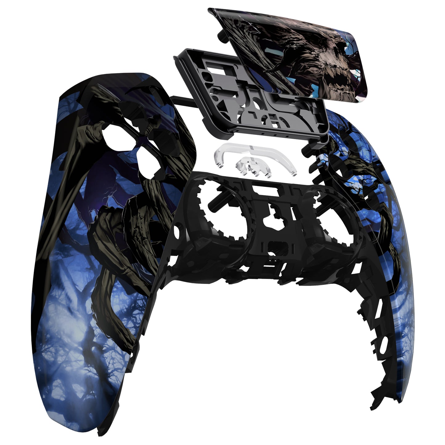 eXtremeRate Retail Glow in Dark - The Awakening of the Earth Lord Touchpad Front Housing Shell Compatible with ps5 Controller BDM-010 BDM-020 BDM-030, DIY Replacement Shell Custom Touch Pad Cover Compatible with ps5 Controller - ZPFT1080G3