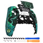 eXtremeRate Retail Eye of the Serpent Touchpad Front Housing Shell Compatible with ps5 Controller BDM-010 BDM-020 BDM-030, DIY Replacement Shell Custom Touch Pad Cover Compatible with ps5 Controller - ZPFT1086G3