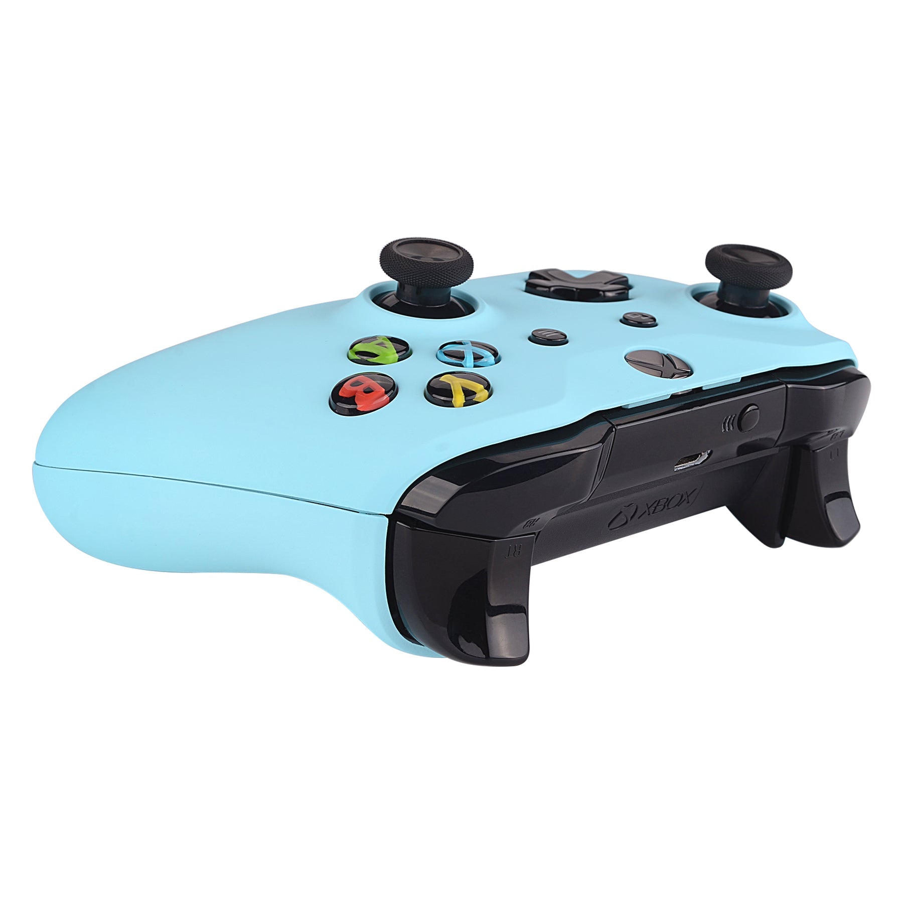 eXtremeRate Heaven Blue Top Shell Front Housing Faceplate Replacement Parts with Side Rails Panel for Xbox One X One S Controller Model 1708 eXtremeRate Retail