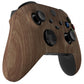 eXtremeRate Retail Soft Touch Wood Grain Replacement Handles Shell for Xbox Series X Controller, Custom Side Rails Panels Front Housing Shell Faceplate for Xbox Series S Controller - Controller NOT Included - ZX3D415