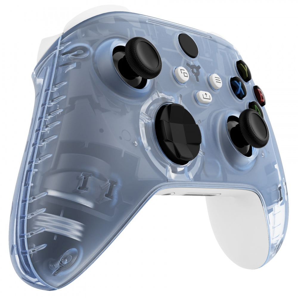 Xbox Controller Front Shell eXtremeRate Glacier Blue Replacement Handles Shell for Xbox Series X ...