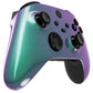 eXtremeRate Retail Chameleon Green Purple Replacement Handles Shell for Xbox Series X Controller, Custom Side Rails Panels Front Housing Shell Faceplate for Xbox Series S Controller - Controller NOT Included - ZX3P302