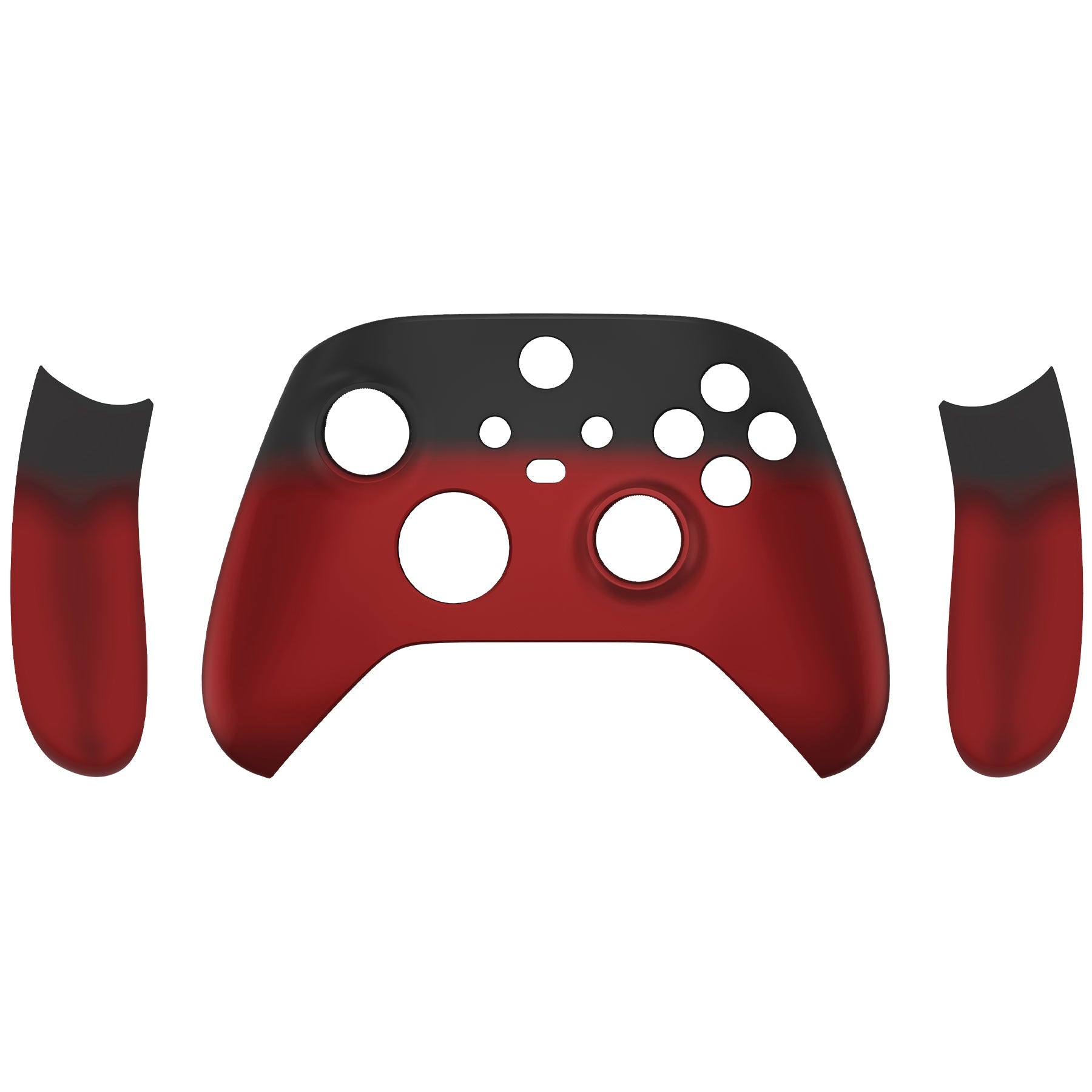 eXtremeRate Replacement Front Housing Shells with Side Rails Panels for  Xbox Series X & S Controller - Shadow Red