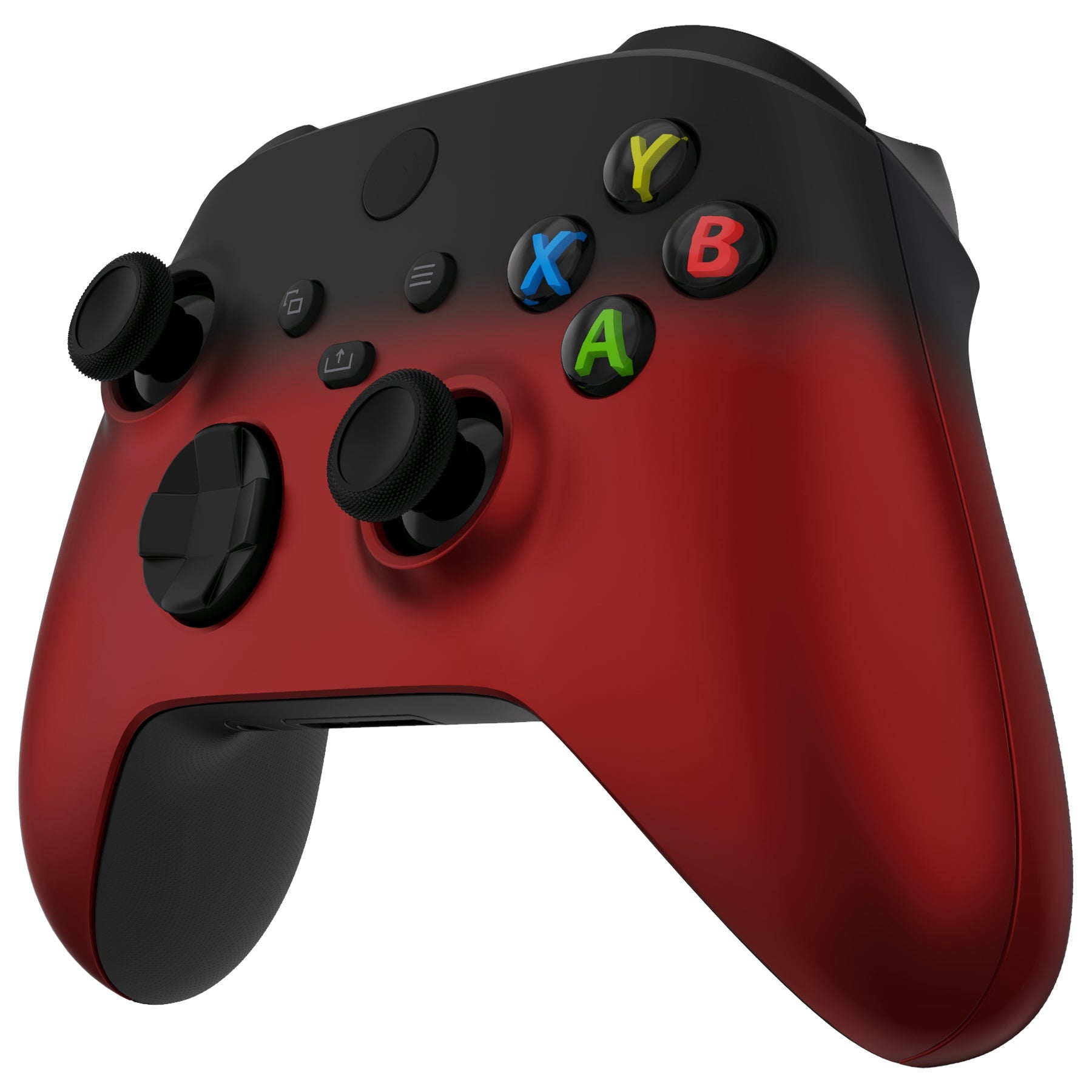 eXtremeRate Replacement Front Housing Shells with Side Rails Panels for  Xbox Series X & S Controller - Shadow Red